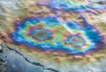 Photo of Разлив нефти в водоеме